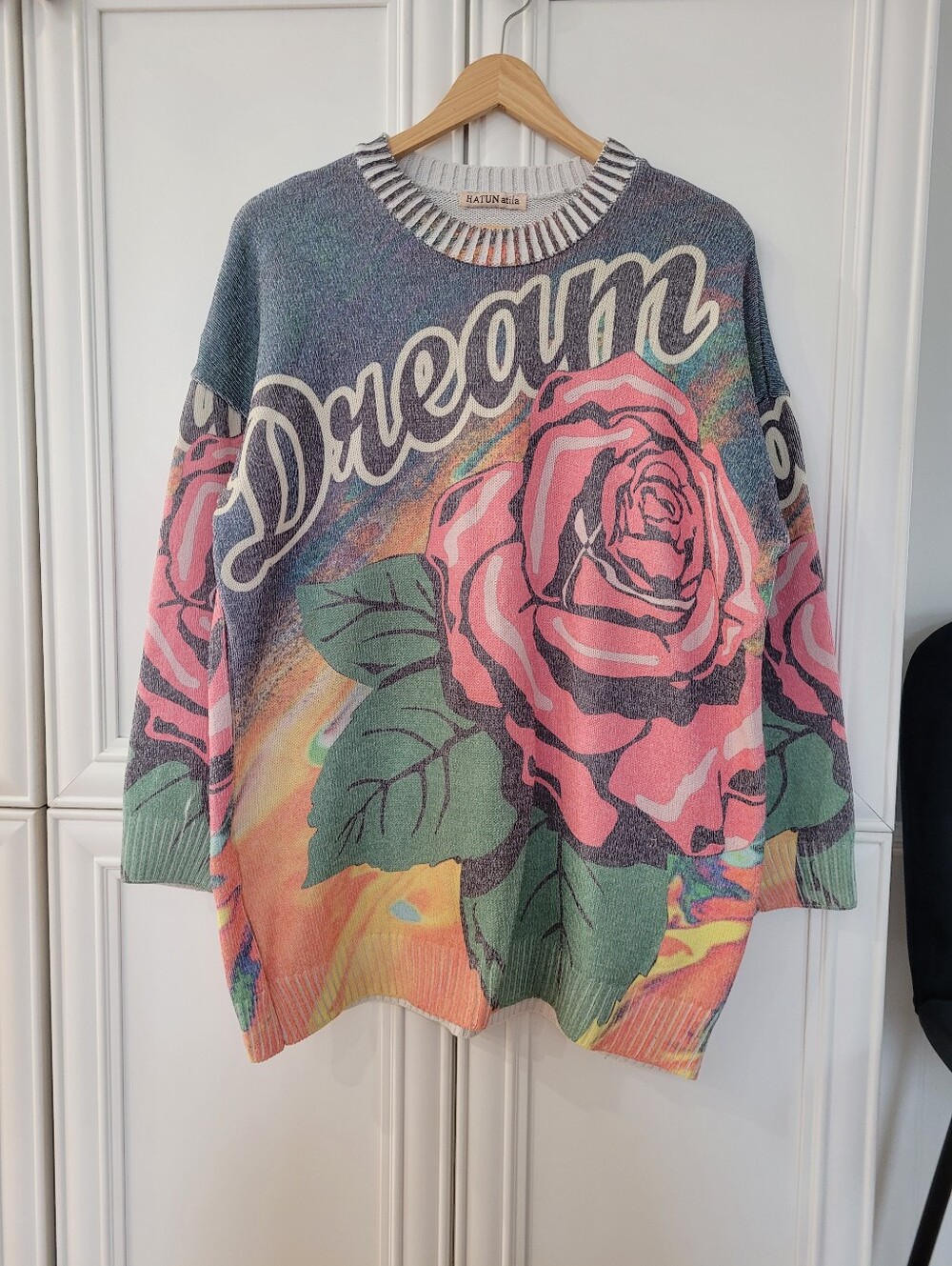 HATUNatila Made in Turkey graphic sweater L